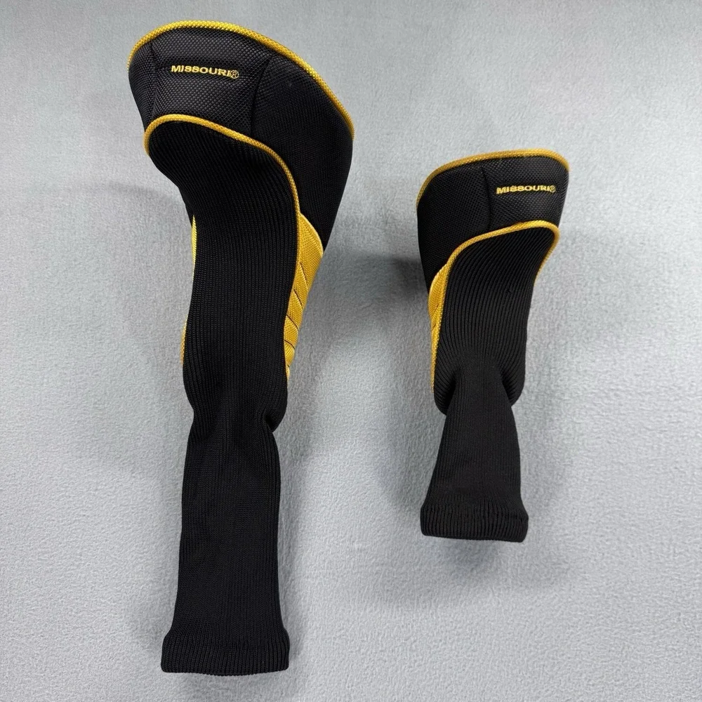 MISSOURI TIGERS DRIVER 1 WOOD & HYBRID HEADCOVER TEAM EFFORT HEAD COVER BLACK